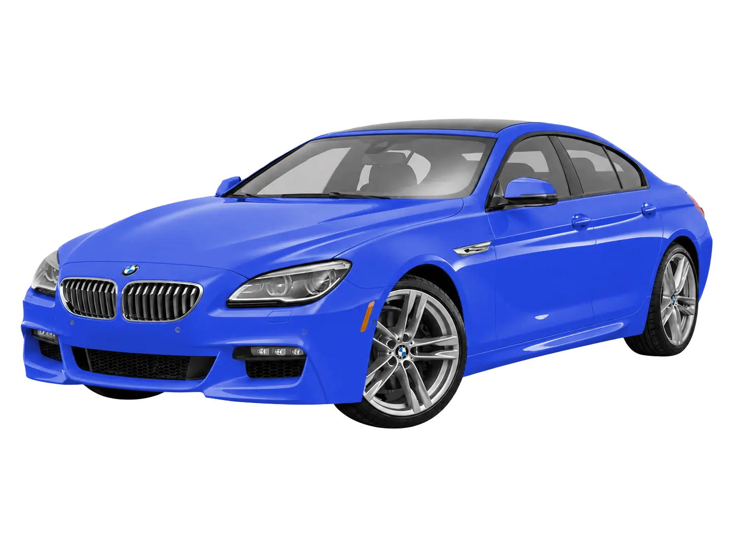 BMW in blue