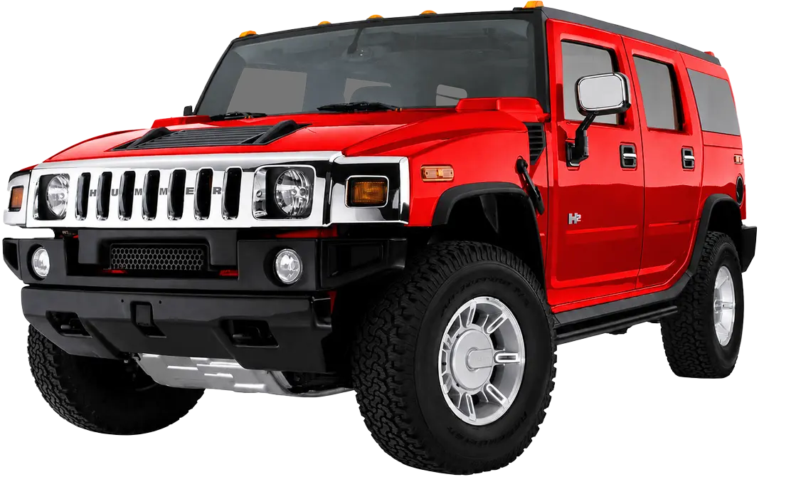 Hummer in red