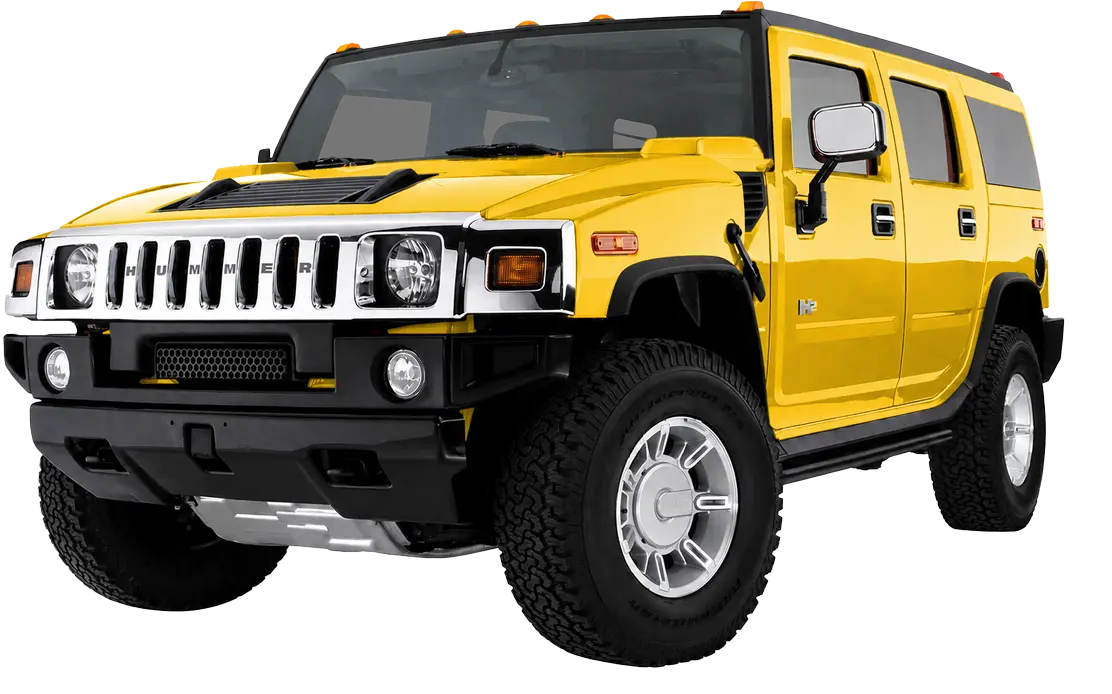 Hummer in yellow