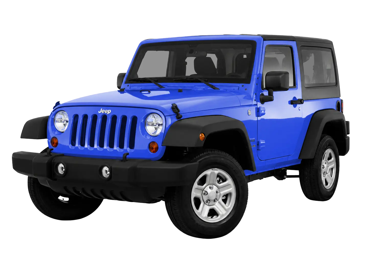 Jeep in blue